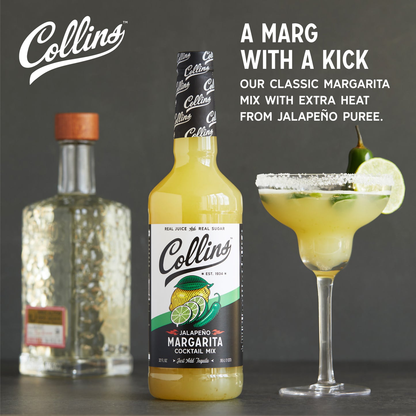 32 oz. Jalapeno Margarita Cocktail Mix