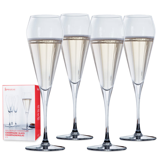 Spiegelau Willsberger 8.5 oz Champagne Flute (set of 4)