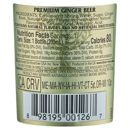 Fever-Tree Premium Ginger Beer (6x4 Pack)-3