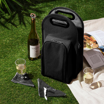 Metro™: Onyx 2-Bottle Tote