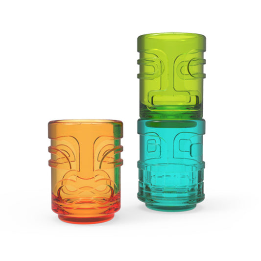 Tiki Trio™ Shot Glasses, Set of 3