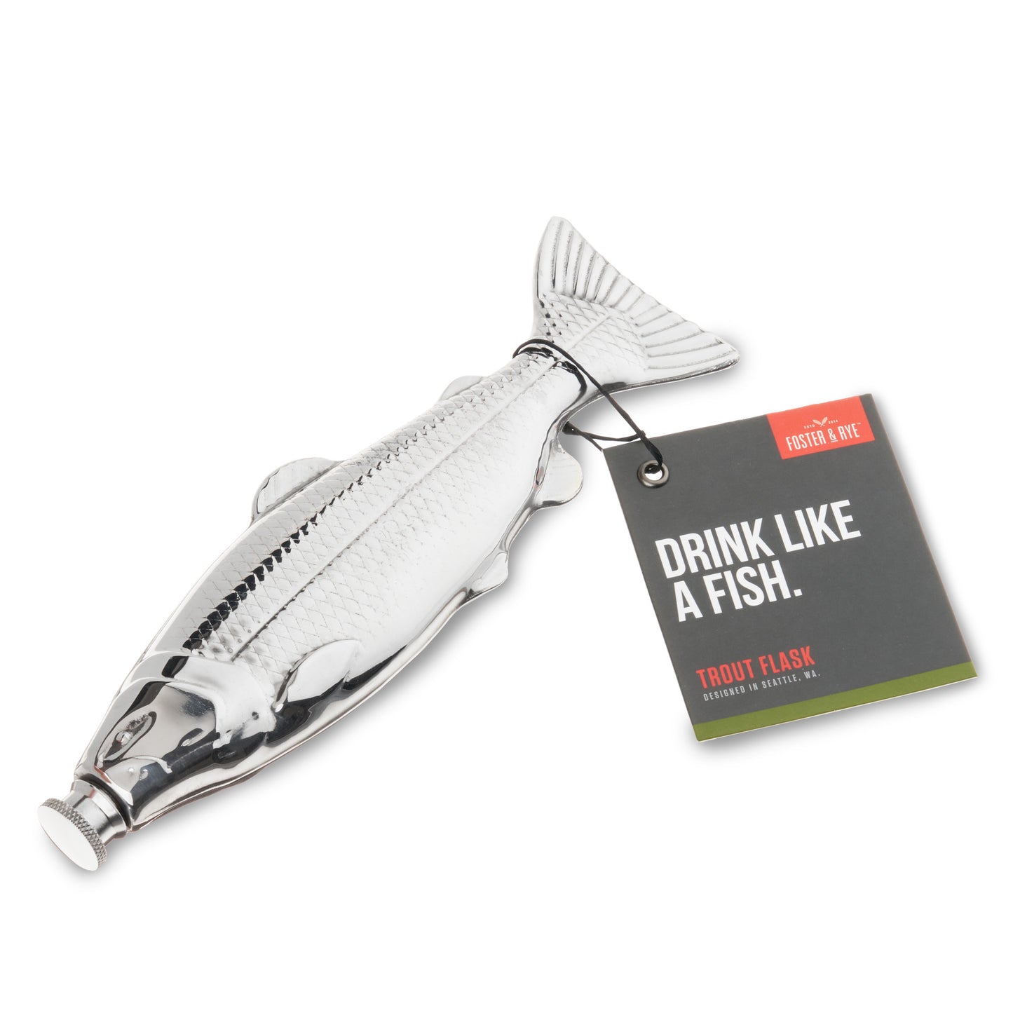 Stainless Steel Trout Flask by Foster & Rye™