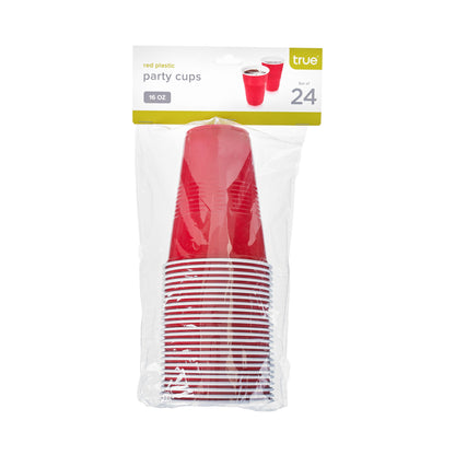 16 oz Red Party Cups, 24 Pack