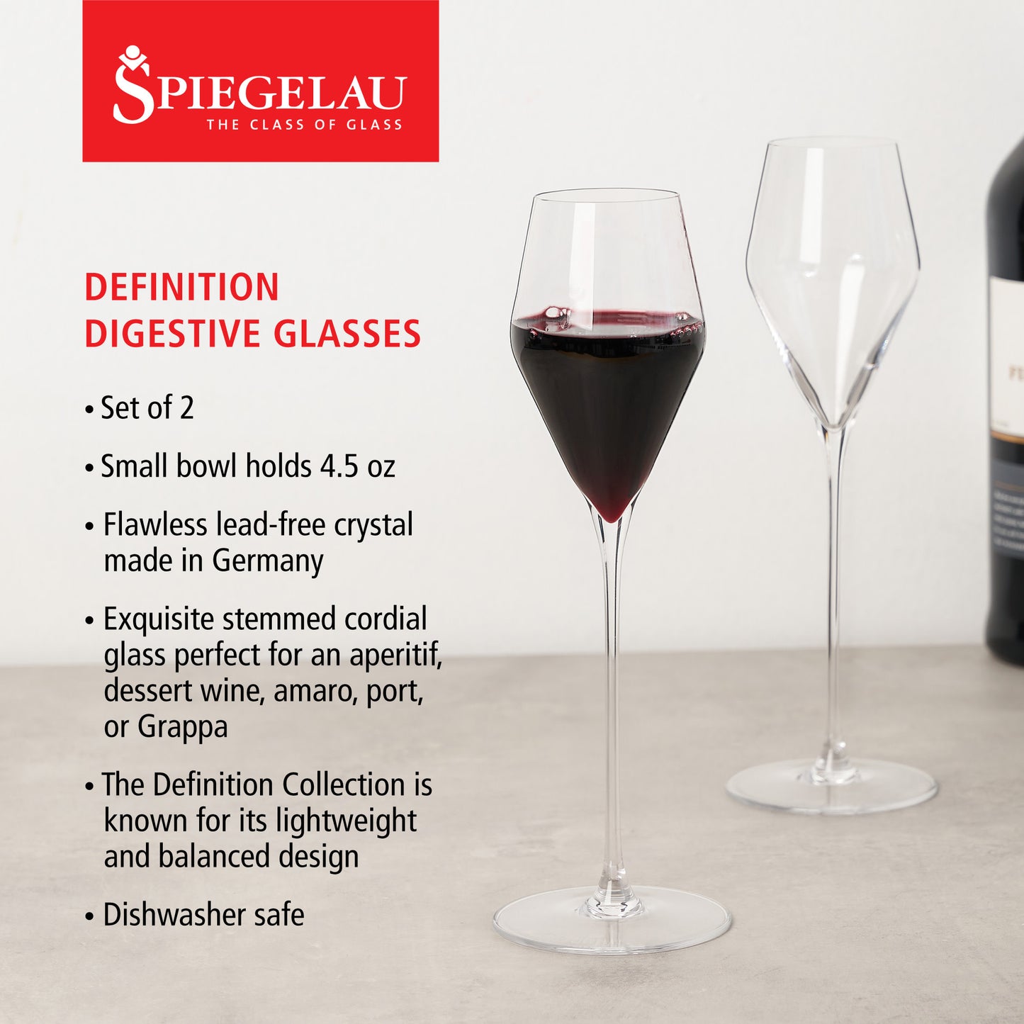 Spiegelau Definition 4.5 oz Digestive Glass (set of 2)