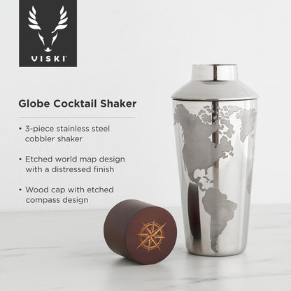 Globe Cocktail Shaker Viski®