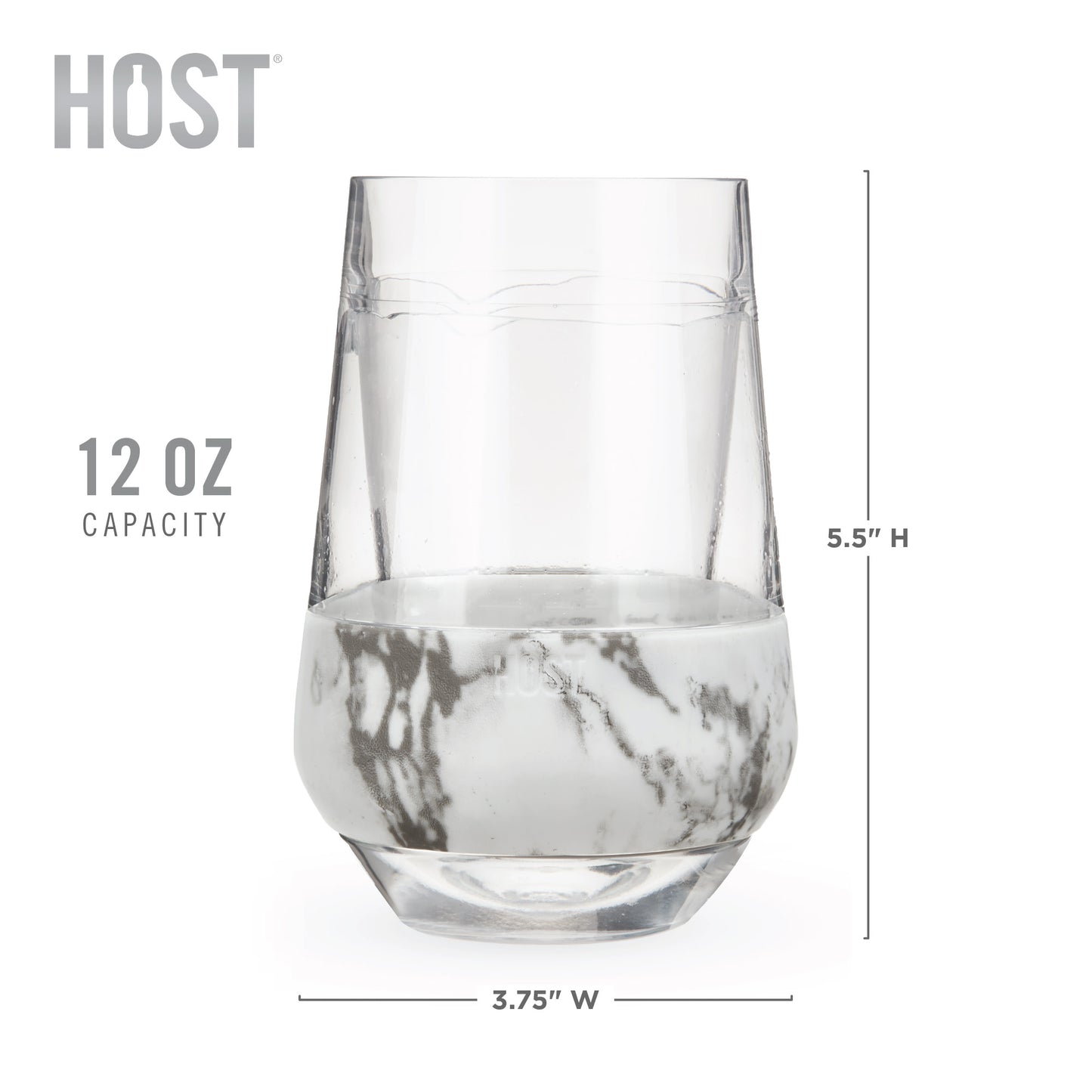 Wine FREEZE™ XL in Marble (set of 2) by HOST®