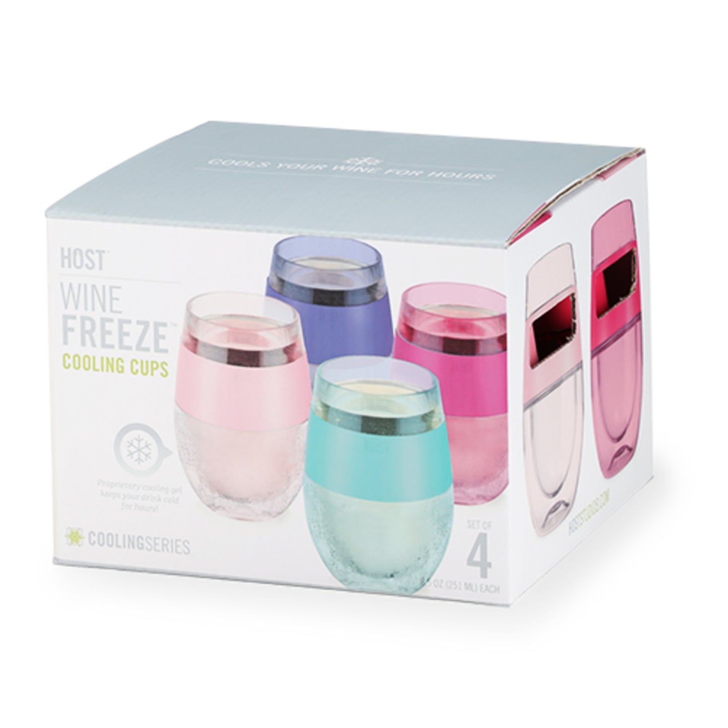Wine FREEZE™ Translucent Cups (set of 4)