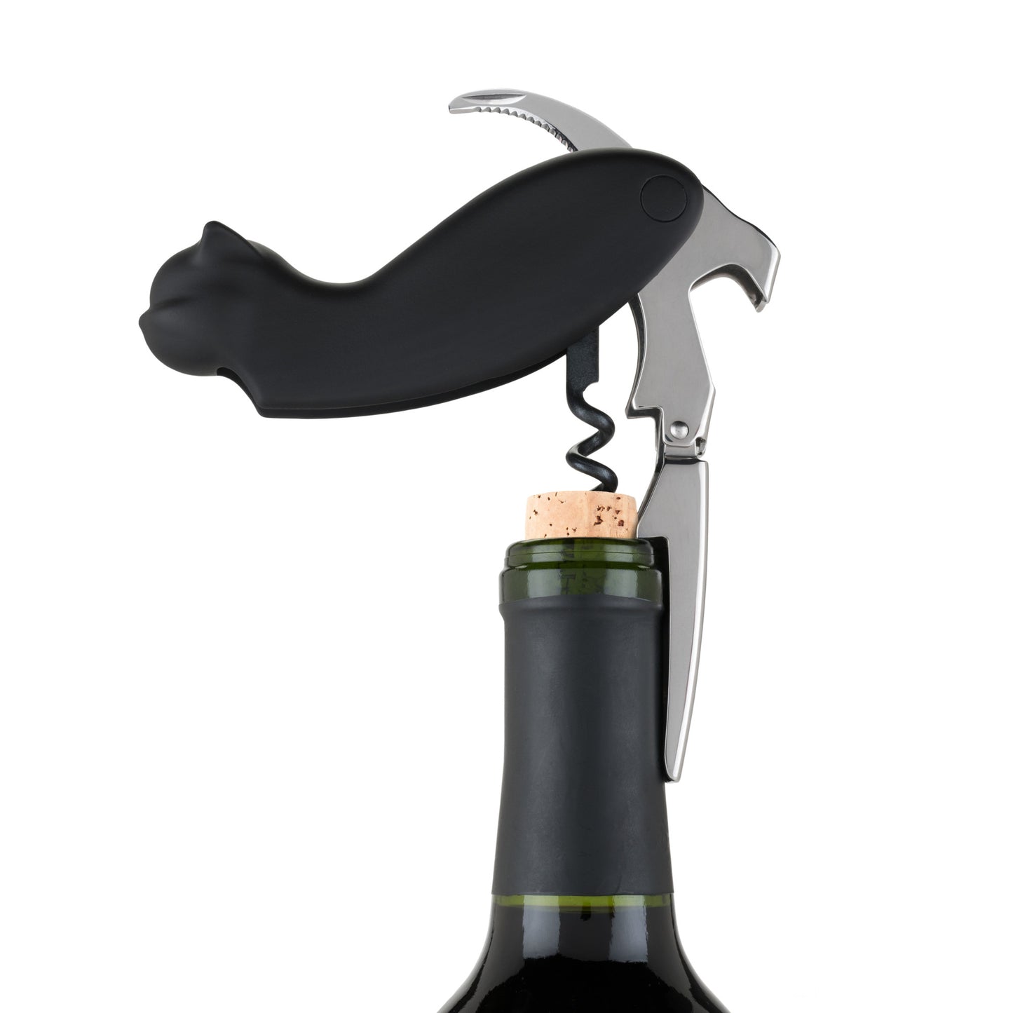 Allie™ Cat Double-hinged Corkscrew