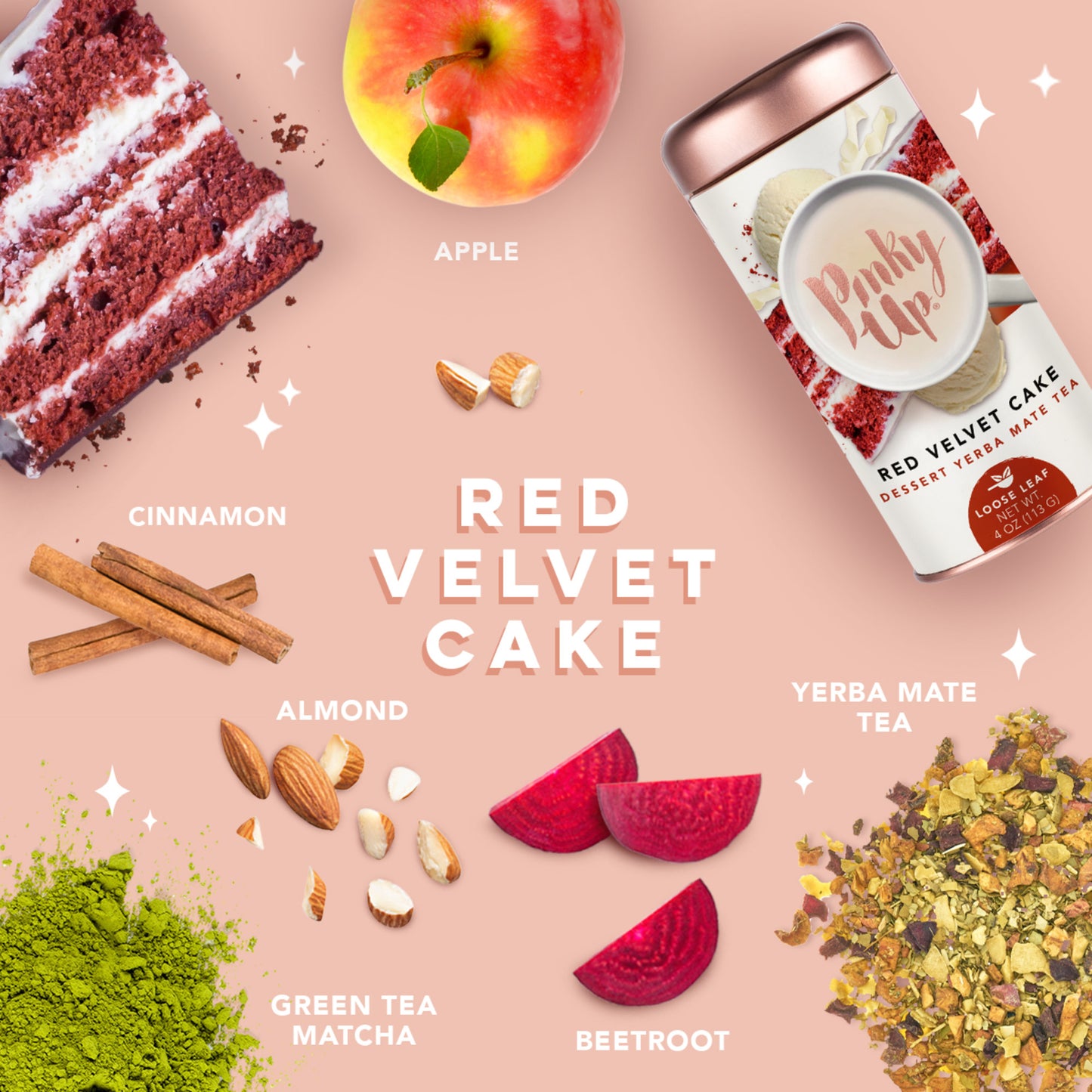 Red Velvet Loose Leaf Tea Tins