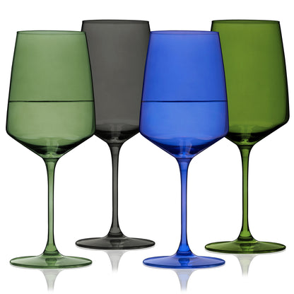 Reserve Nouveau Crystal Wine Glasses in Seaside