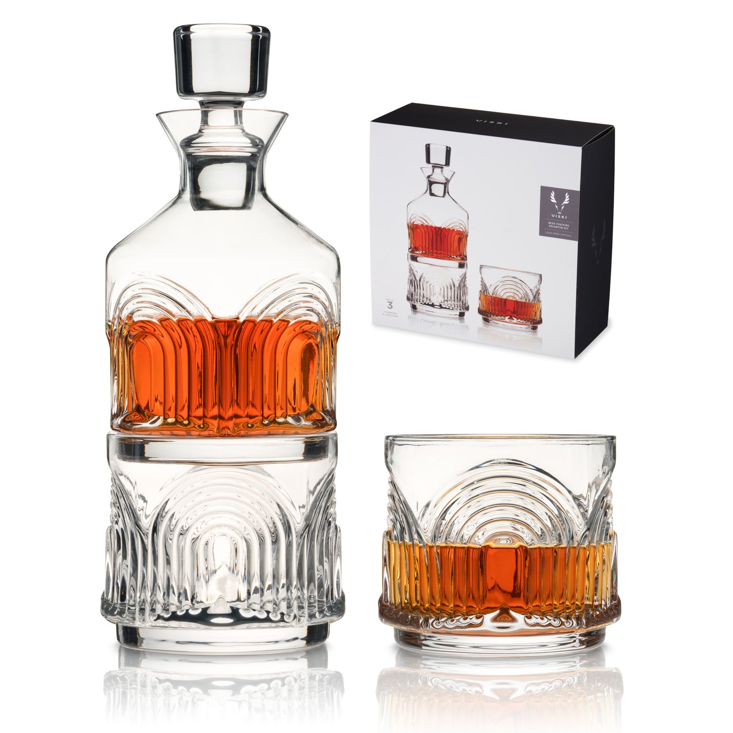 Beau Stacking Decanter Set by Viski