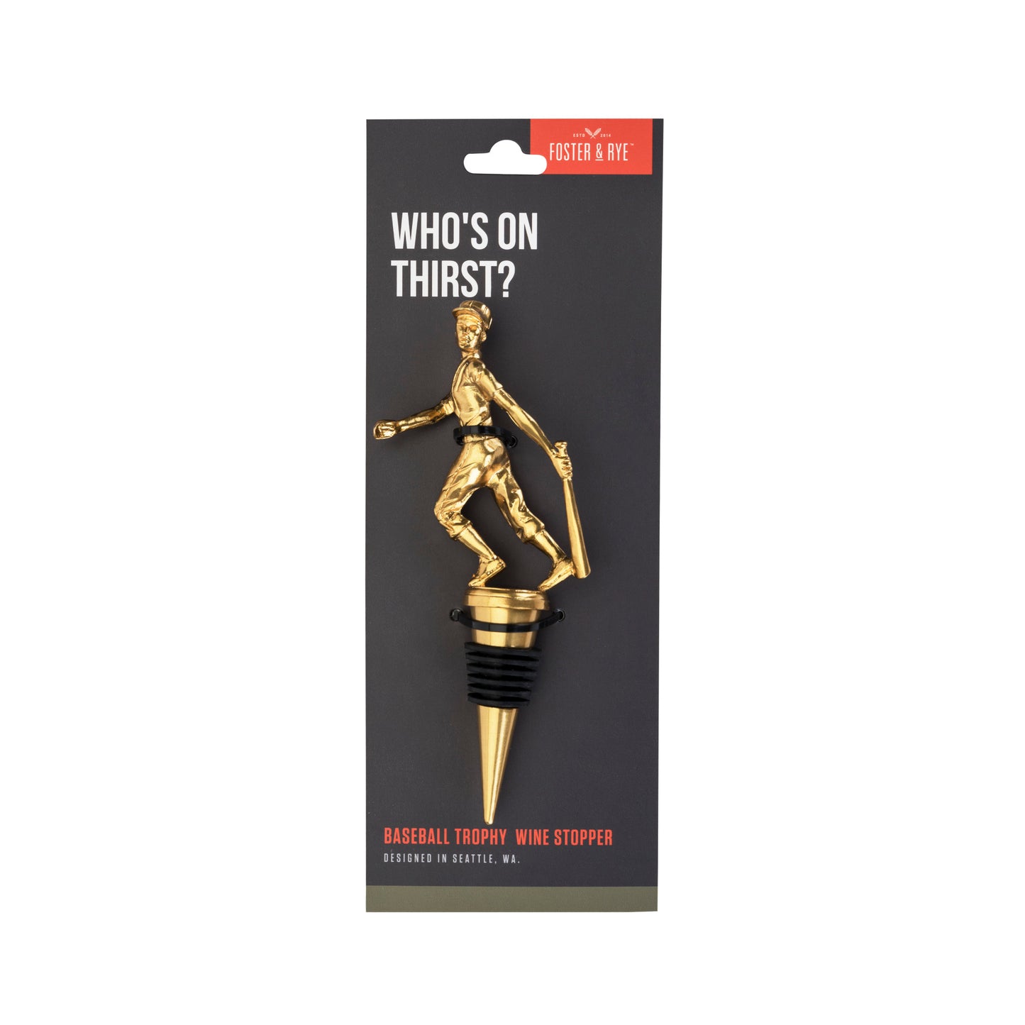 Baseball Trophy Wine Stopper by Foster & Rye™