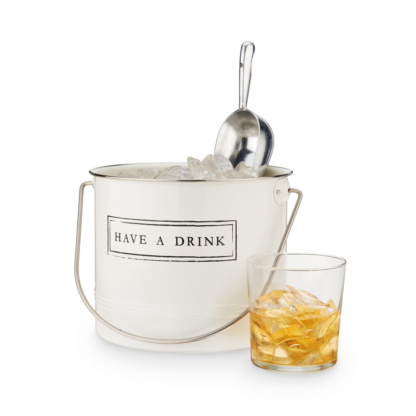 "Have A Drink" Ice Bucket and Scoop