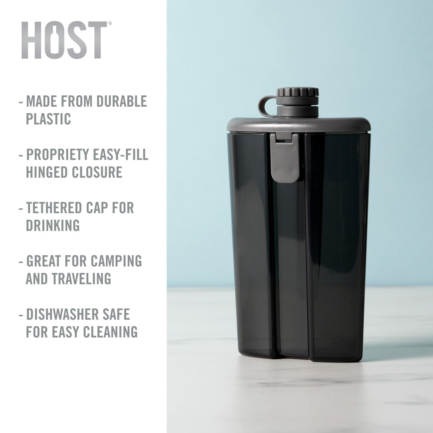 Easy-Fill™ Flask in Grey