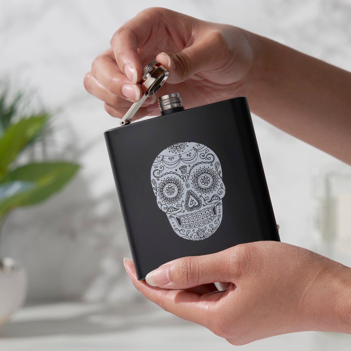 Dia De Los Muertos Flask