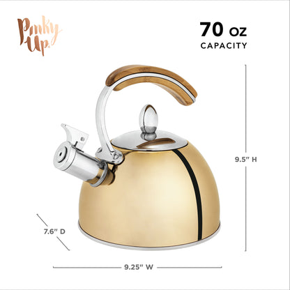 Presley™ Gold Tea Kettle