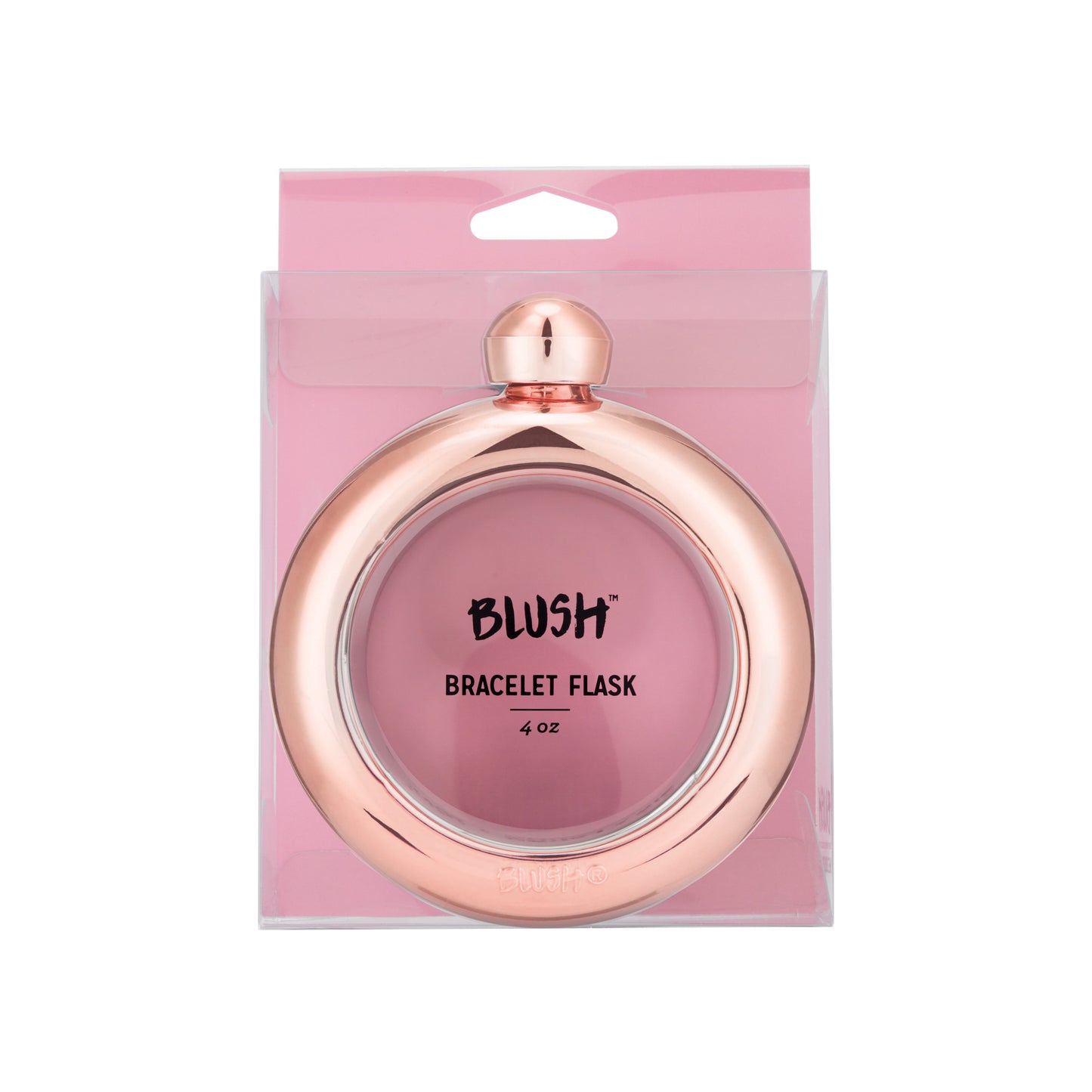 Rose Gold Plastic Bangle Flask by Blush®