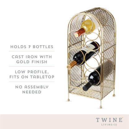 Trellis 7 Bottle Wine Rack by