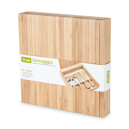 Formaggio™: Bamboo Cheese Board & Tool Set