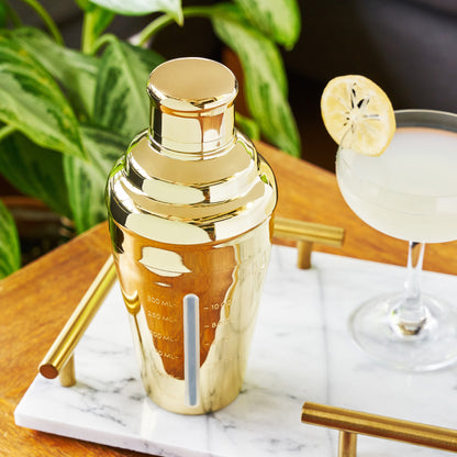 Belmont Gold Measured Cocktail Shaker
