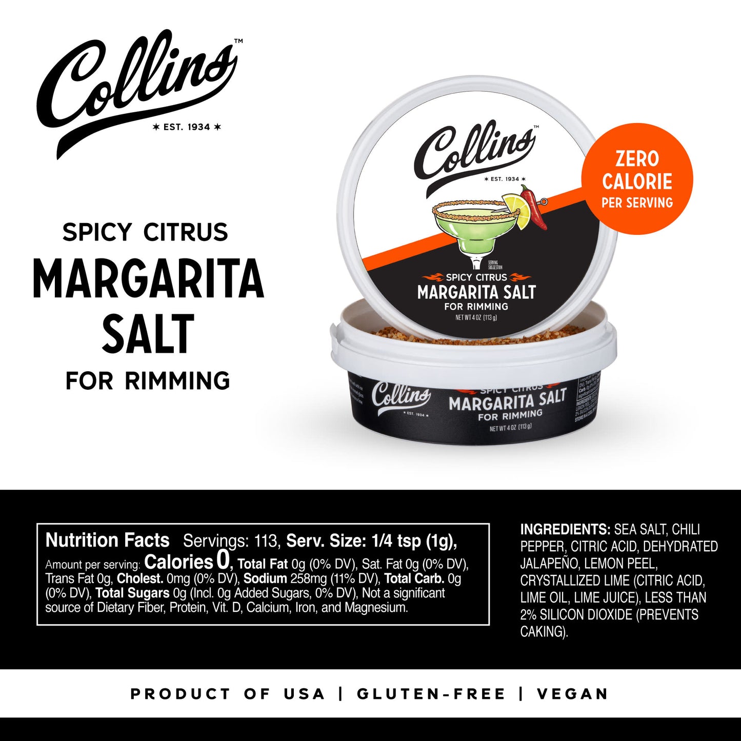 4oz. Spicy Citrus Margarita Salt