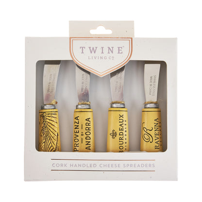 Cork Handled Cheese Spreader Set by Twine®