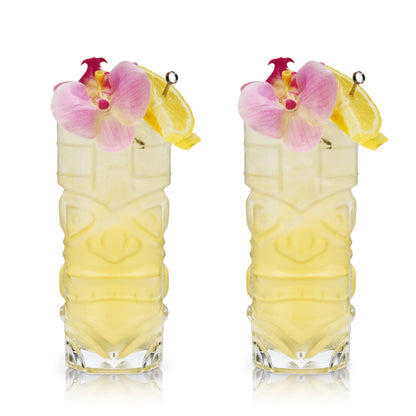 Pacific Crystal Tiki Glasses