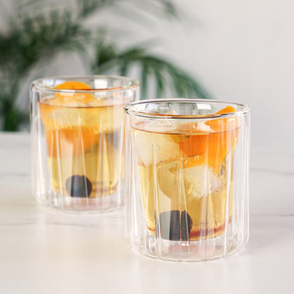 Double Walled Rocks Glasses