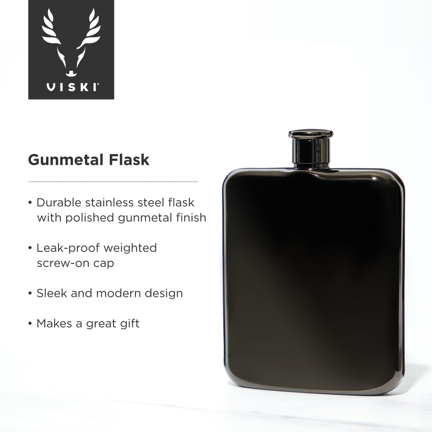 Gunmetal Flask