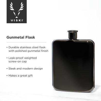 Gunmetal Flask