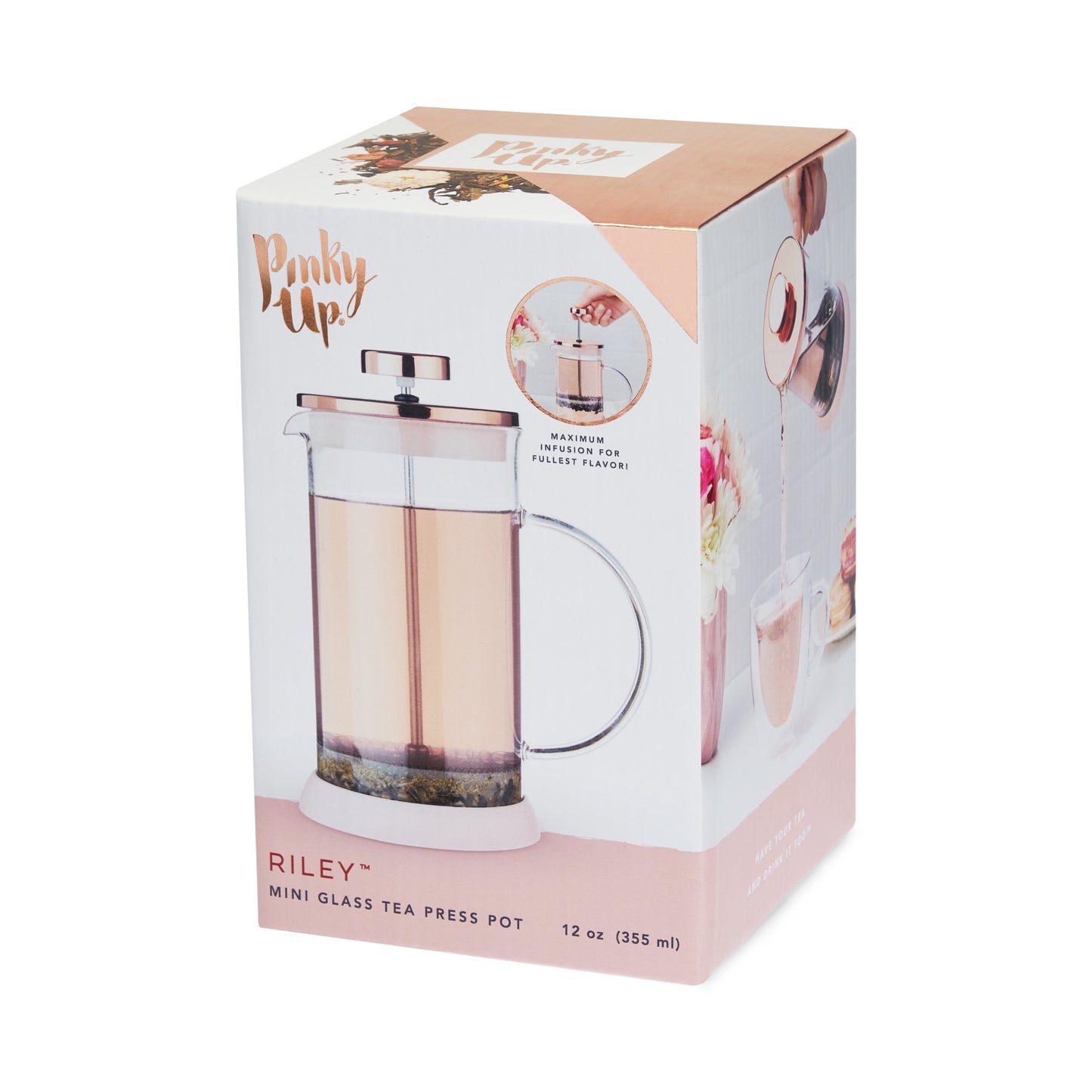 Riley™ Mini Glass Tea Press Pot