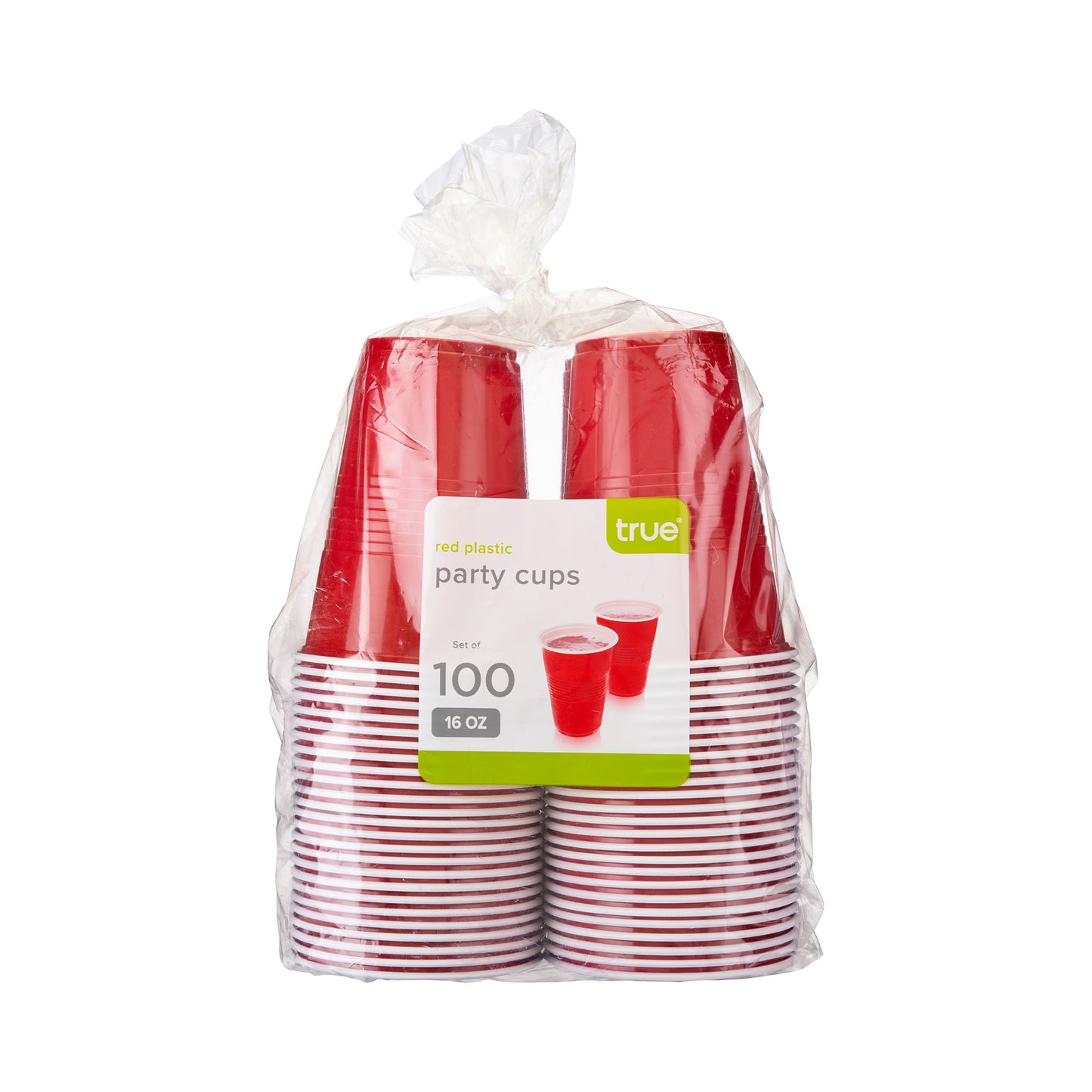 16 oz Red Party Cups, 100 Pack