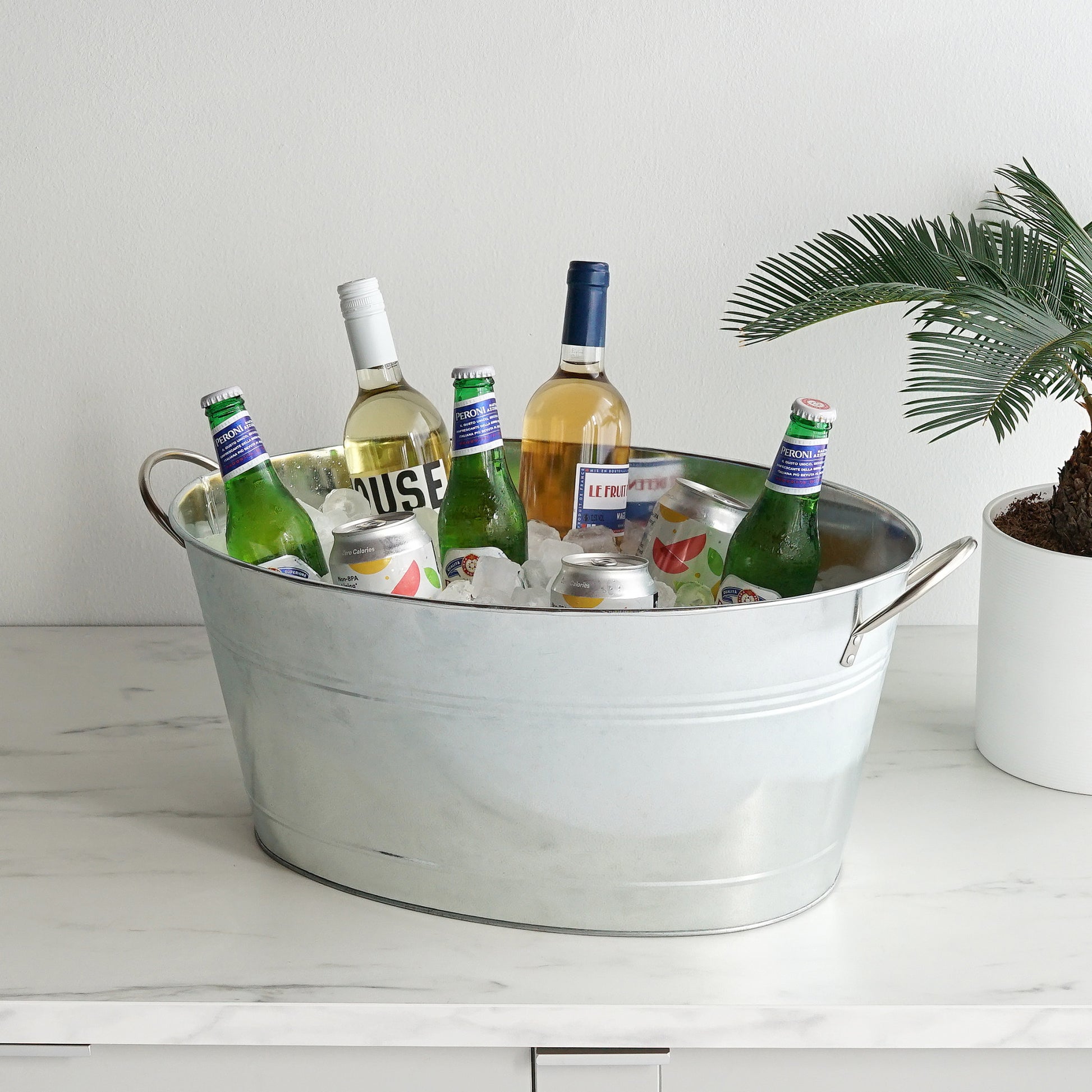 Galvanized Ice Bucket - Mixologist Warehouse