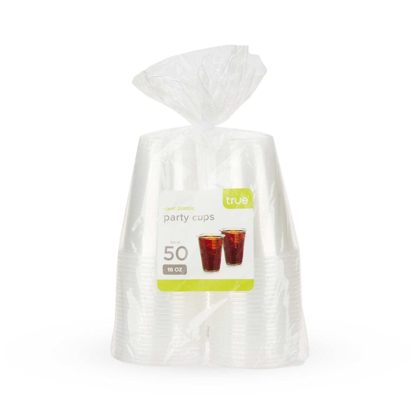 16 oz Clear Party Cups, 50 pack