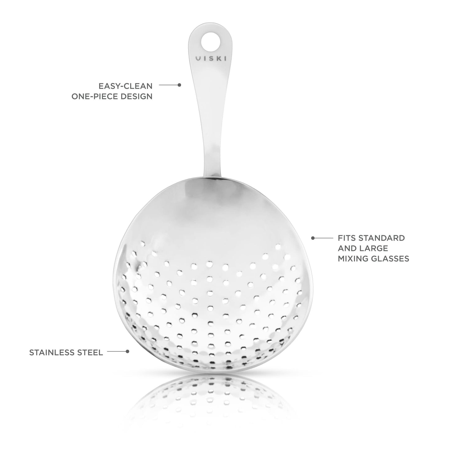 Stainless Steel Julep Strainer by Viski®