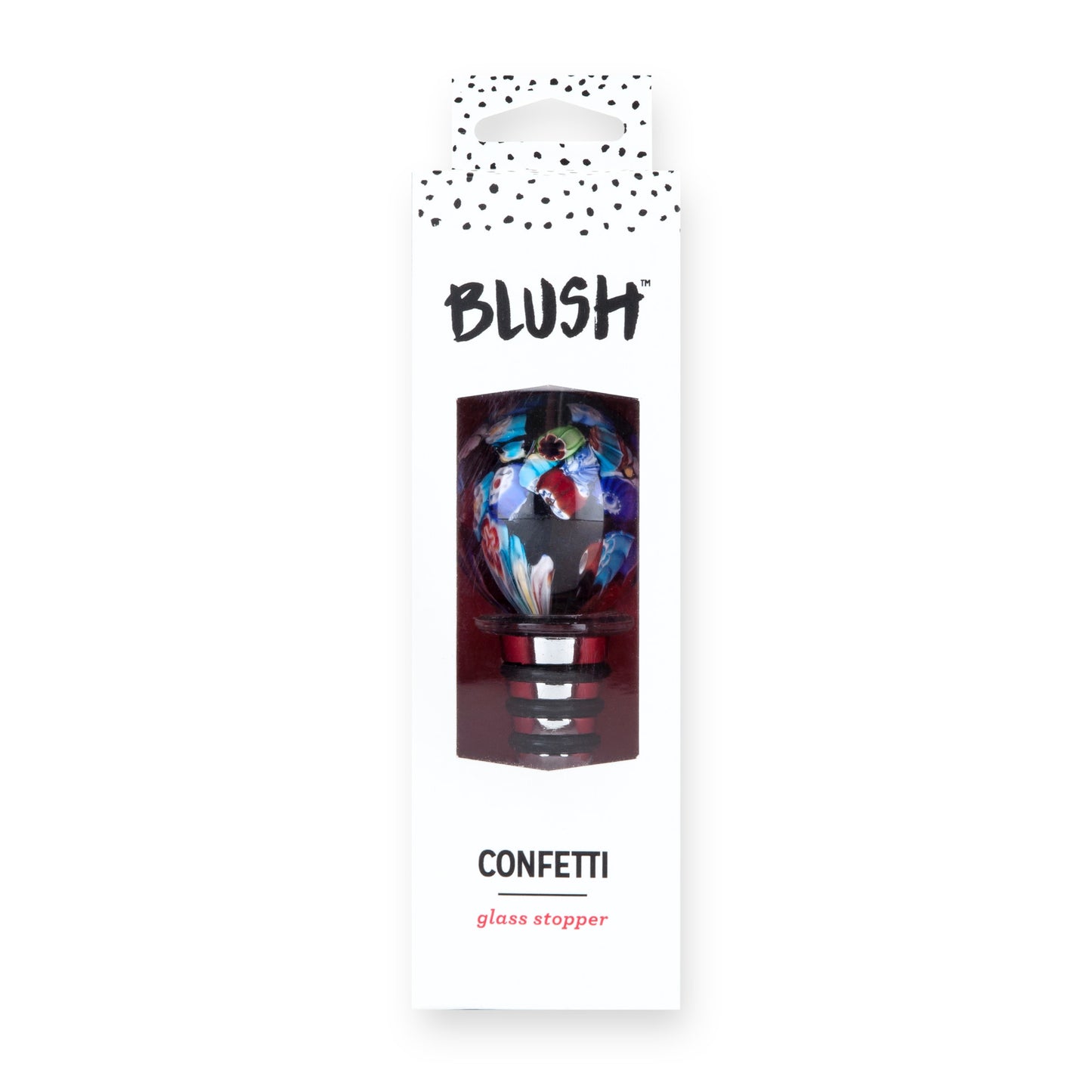 Confetti: Glass bottle stopper by Blush