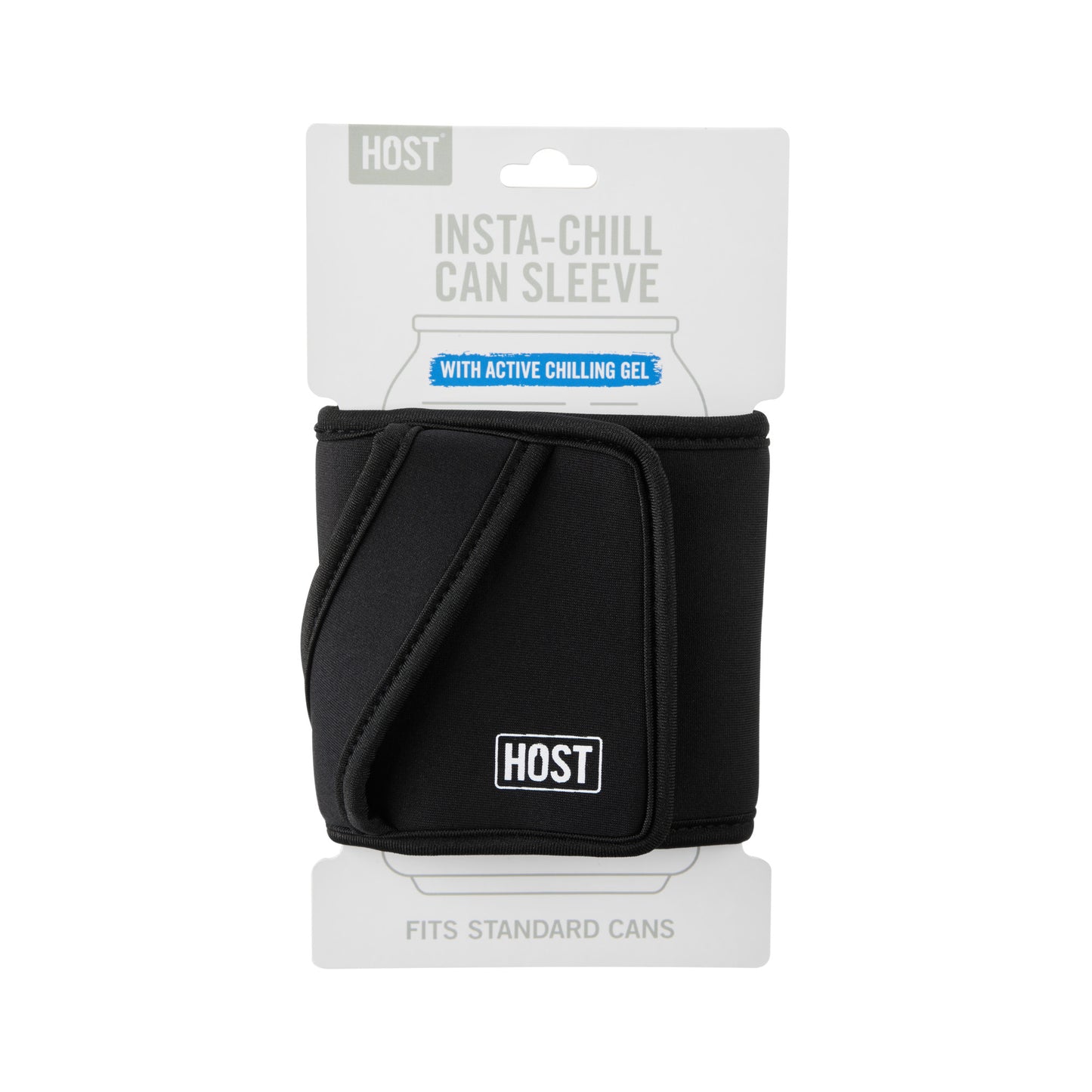 Insta-Chill Standard Can Sleeve in Black by HOST®