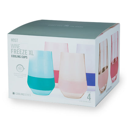 Wine FREEZE™ XL in Tinted Set (set of 4)by HOST®