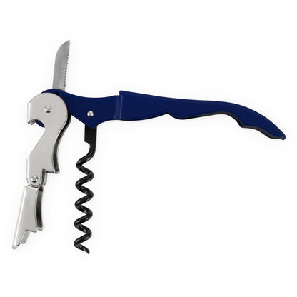 Truetap™: Double-Hinged Corkscrew in Navy Blue