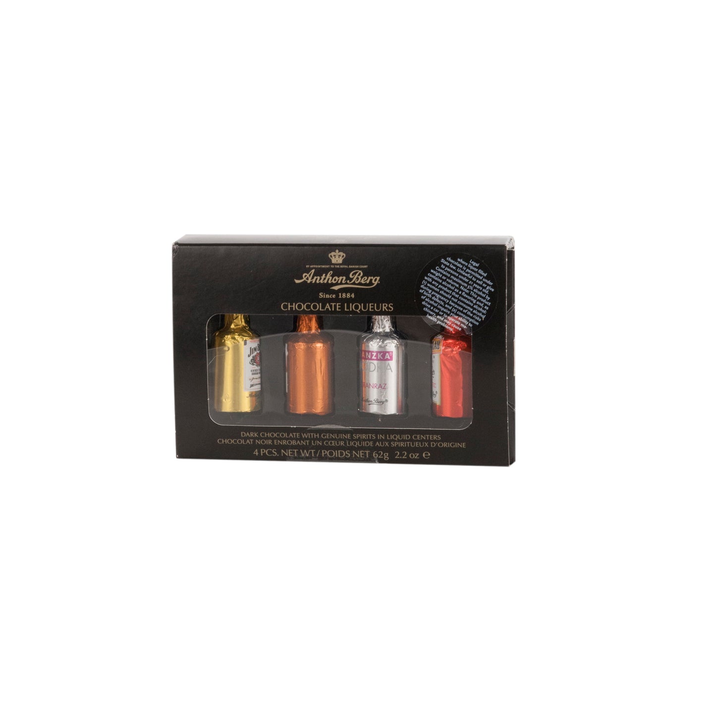 Anthon Berg Liqueur Filled Chocolate 4 Piece Box