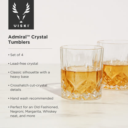 Admiral™ Tumblers set of 4 by Viski®