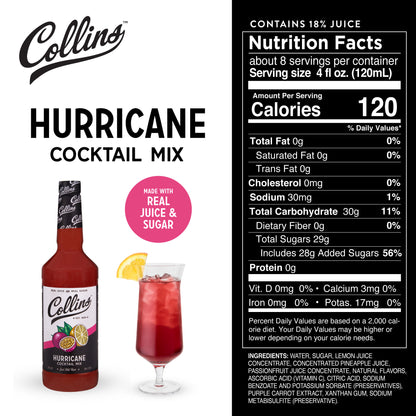 32 oz. Hurricane Cocktail Mix