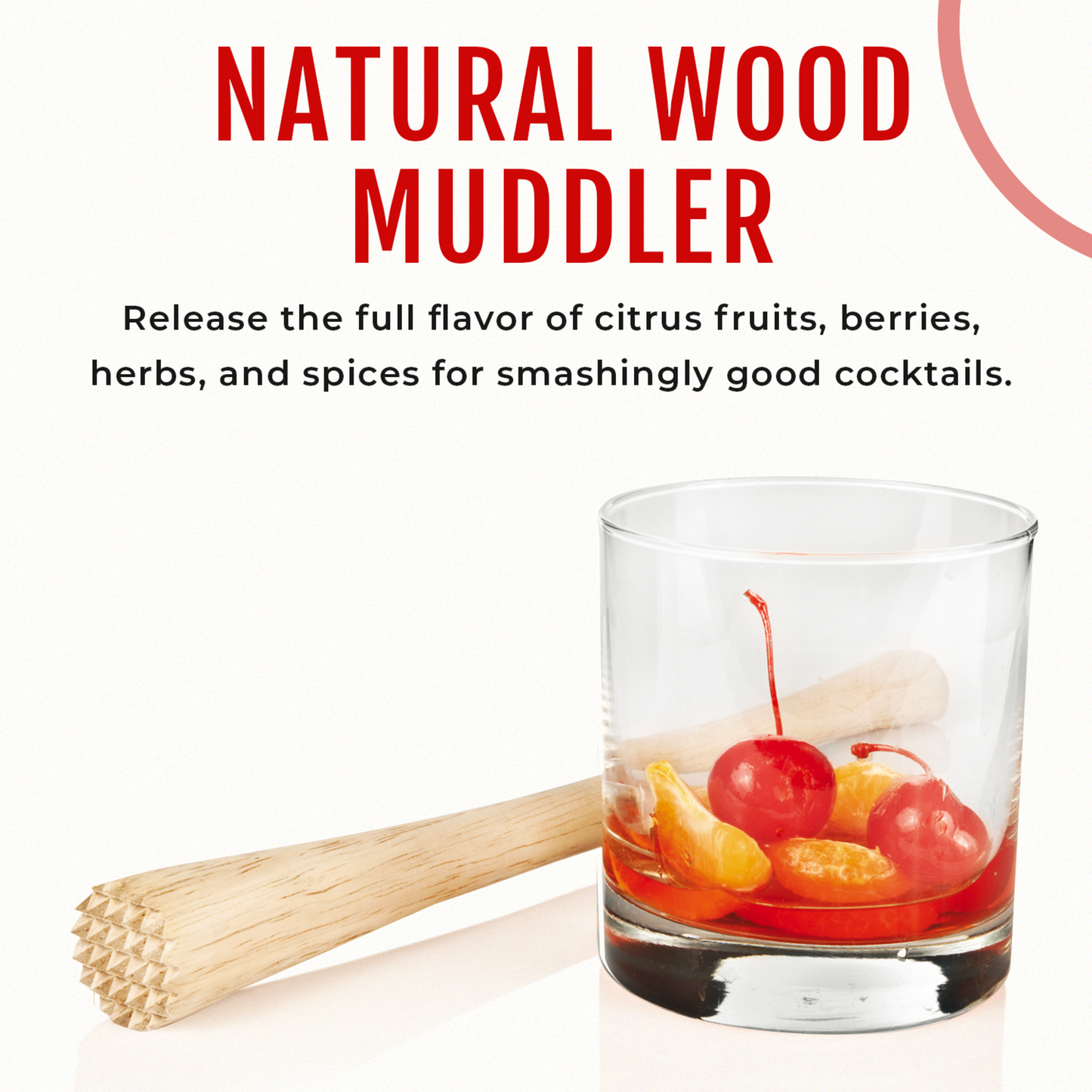 Wood Muddler by Savoy