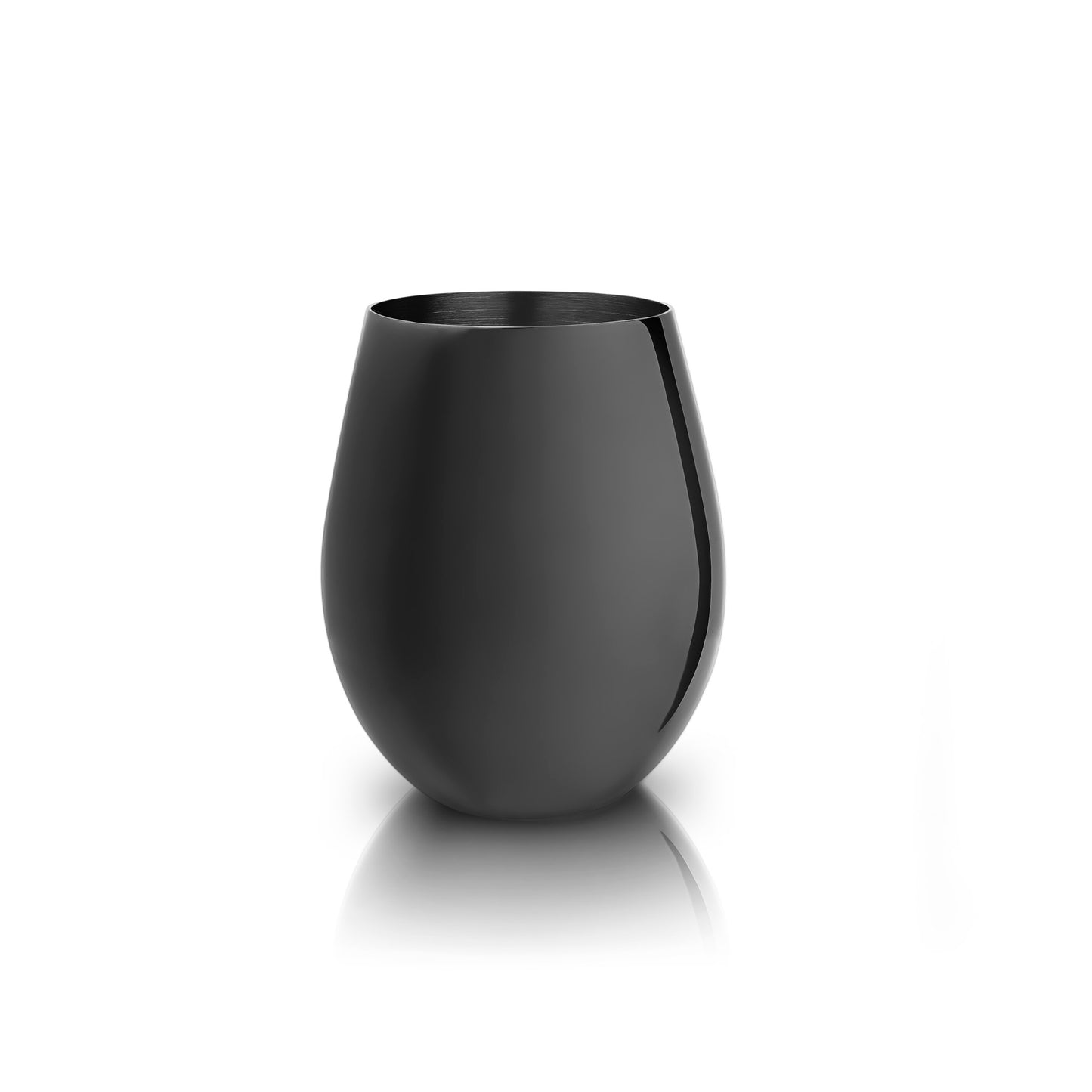 Gunmetal Stemless Wine Glasses