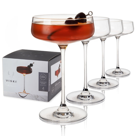 Reserve Julien Crystal Coupe Glasses (set of 4)