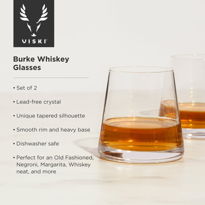 Raye Burke Crystal Whiskey Glasses