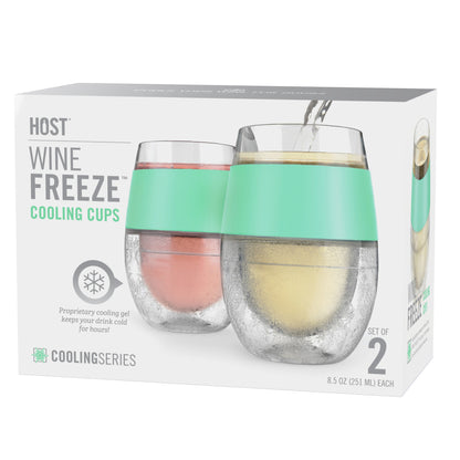 Wine FREEZE™ in Mint (Set of 2)