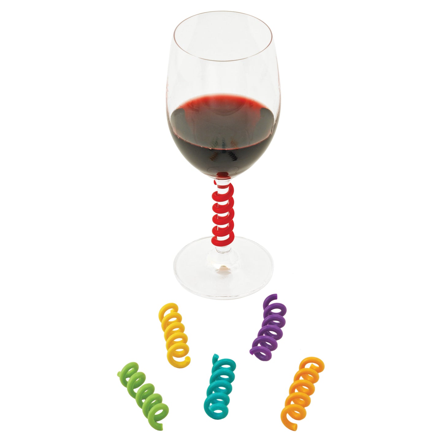 Spring Silicone Wine Charms