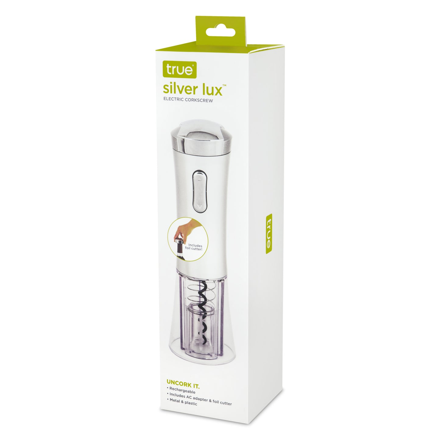 Silver Lux™ : Electric Corkscrew