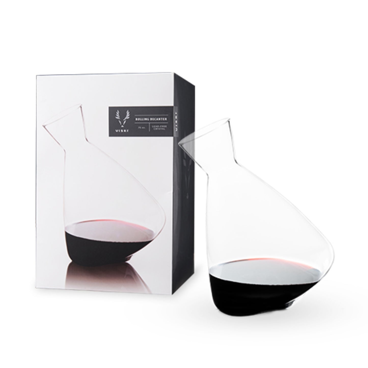 Rolling Crystal Wine Decanter by Viski®